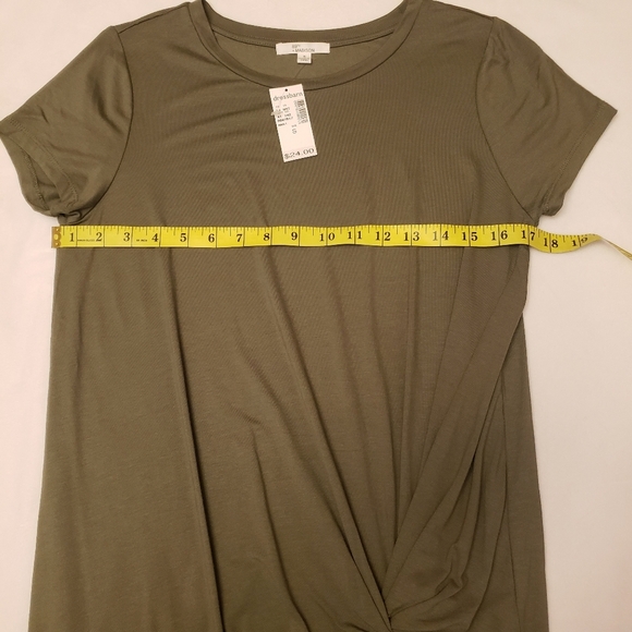 Army Green Tunic T-shirt Size S - Picture 7 of 11